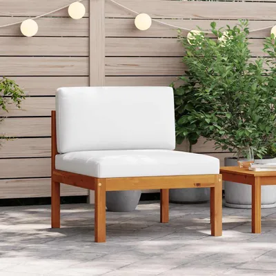 Zdjęcie produktu dla vidaXL Sofa ogrodowa z poduszką z drewna akacjowego i liny