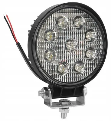 Produktbild von DBautomotive Arbeitsleuchte 12/24V 9x3W 9 CREE LEDs Ø 115mm