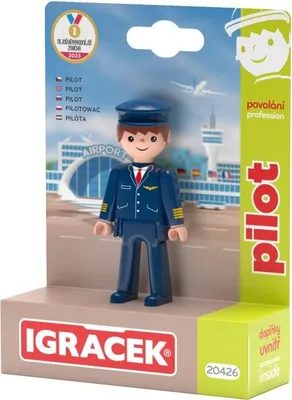 Obrázek produktu pro Igráček Pilot - figurka s příslušenstvím