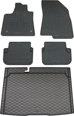 Produktbild von Rigum Gummi Fußmatten + Kofferraumwanne im Set für Dacia Sandero 3 + Stepway