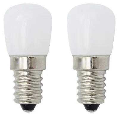 2er-Pack E14 Mini-LED-Lampen 1,5 W warmweiß 2800 K