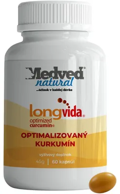 Obrázok produktu pre LongVida® kurkumín - 200mg 60 kapsúl