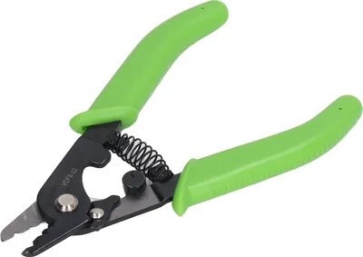Image de Pince à dénuder pour fibre optique verte avec 3 trous, utilisation simple, pince à dénuder pour fibre optique, outil de coupe