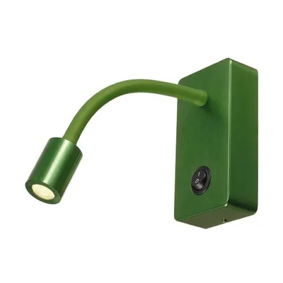 Produktbild von NIVISS LED‑Wandleuchte mit Rosette Wandlampe 4W 230V Warmweiß 3000K 35° 200lm Grün