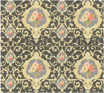 Produktbild von A.S. Création Vliestapete Château 5 Tapete bunt metallic schwarz 10,05 m x 0,53 m 343916 34391-6