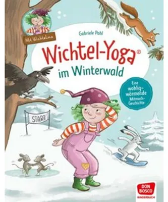 Image de Wichtel-Yoga im Winterwald. Bilderbuch