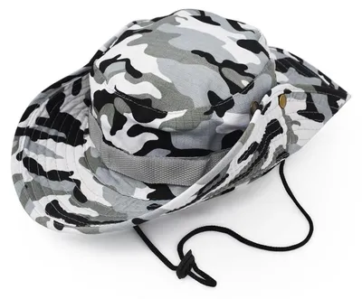 Produktbild von Boonie Hut Klassischer Buschhut Sonnenhut Fischerhut Eimerkappe Armeekampfstil M