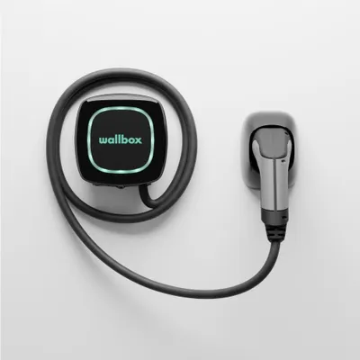 Produktbild von Wallbox Pulsar Plus, Schwarz, Wand, Schwarz, Typ 2, IK08, IP54