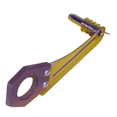Image de trancheur en spirale manche en acier inoxydable bois.