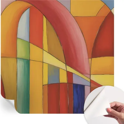 Produktbild von Selbstklebende Wandtapete - Dekorative Tapete für Wohnzimmer - Klebefolie für Wandbilder - Tapetenfolie für Wanddekoration - 250x250 cm - Energieformen