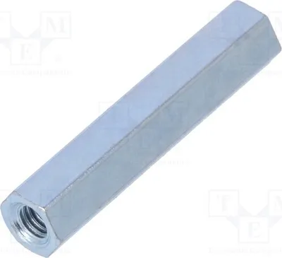 Produktbild von 10x Distanzmuffe mit Gewinde Innengew: M3 sechskant 25mm 123X25 Distanzelemente a