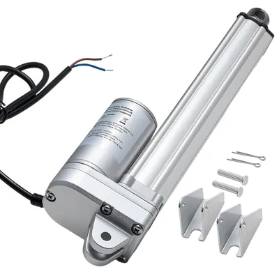 Immagine prodotto di Attuatore lineare VEVOR 12 V, motore lineare impermeabile IP65 da 203,2 mm, attuatore lineare da 3000 N, attuatori a tecnologia lineare da 5 mm/s con staffe di montaggio per inseguitori solari, macchine industriali, apriporta