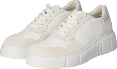 Zdjęcie produktu dla Niskie trampki damskie Paul Green Leather Mix White Rozmiar: 38