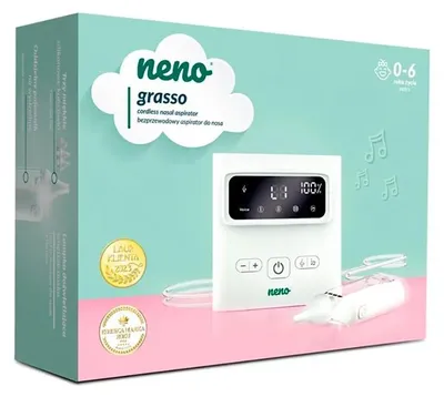 Zdjęcie produktu dla Neno Grasso Bezprzewodowy elektroniczny aspirator do udrażniania nosa u dzieci