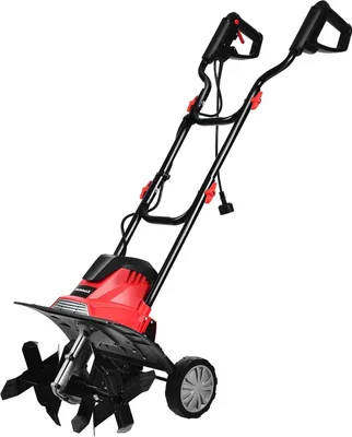 Immagine prodotto di COSTWAY fresa elettrica fresa da giardino 4 lame per zappare / 1200W / 22 cm di profondità di lavoro / 35 cm di larghezza di lavoro / 365 giri/min