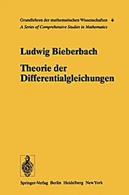 Produktbild von Theorie der Differentialgleichungen
