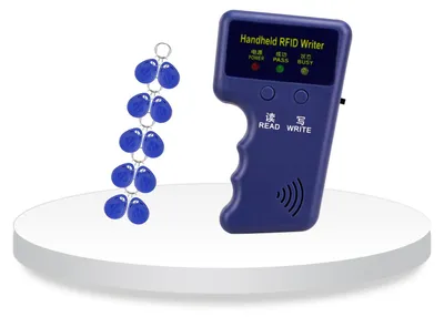 125 kHz RFID-Kartenleser Duplikator mit 10 Schlüsselanhängern