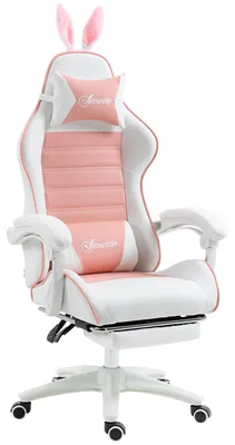 Produktbild von Vinsetto Gaming Stuhl Ergonomischer Gamer Stuhl mit Lendenwirbelstütze