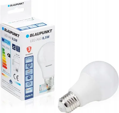 Produktbild von Blaupunkt Glühbirne e27 - Led Lampe - A60 Matt - 9W (entspricht 80W) - 900 Lumen - 4000K Neutralweiss - Nicht-Dimmbar - Einzelpackung