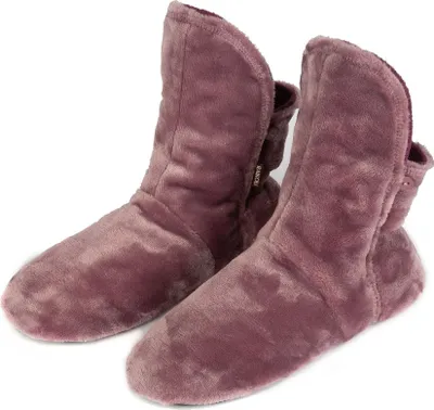 Produktbild von RAIKOU Klassische Hausschuhe für Damen, Herren aus Micro Flausch mit ABS und Rutschfester Sohle, Super Flauschige Hüttenschuhe in schönen Farben Lila-40/43