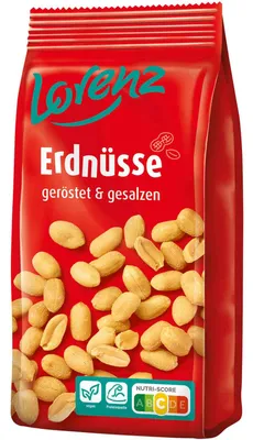 Produktbild von Lorenz Erdnüsse geröstet und gesalzen 200g