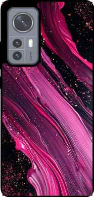 Produktbild von Smartphonica Telefon Fall geeignet für Xiaomi 12 mit Marmor Druck - TPU zurück Abdeckung Fall Marmor Design - lila rosa