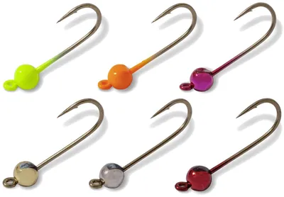 Produktbild von Quantum Magic Trout T-Jig- 3 Jighaken mit Tungsten Perle Forellenhaken, Größe / Gewicht / Farbe:Gr. 8 / 0.3g / neon gelb