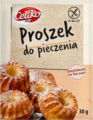 Zdjęcie produktu dla Bezglutenowy proszek do pieczenia 30 g - CELIKO