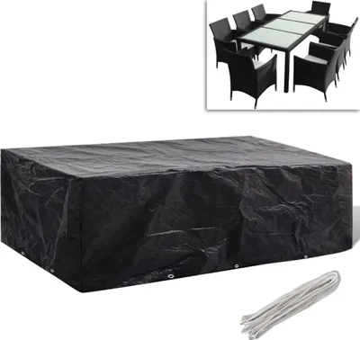 Produktbild von vidaXL Gartenmöbel-Abdeckung 8 Ösen 300×140×90 cm