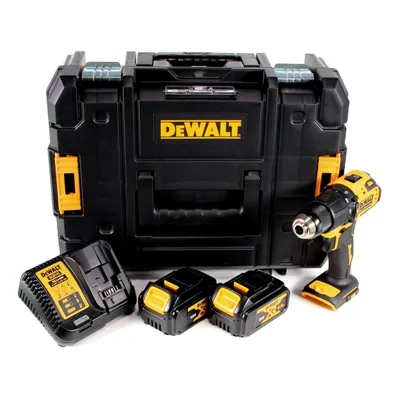 Obrázek produktu pro Akumulátorová příklepová vrtačka DeWalt DCD 709 M2T 18V 65Nm + 2x akumulátor 4,0Ah + nabíječka v boxu TSTAK.