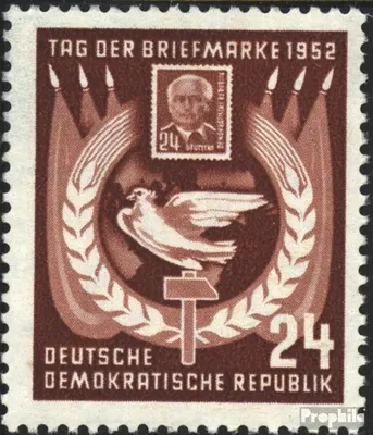 Produktbild von Briefmarken DDR 1952 Mi 319 (kompl.Ausg.) FDC Tag der Briefmarke