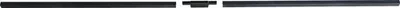 Zdjęcie produktu dla Szyna łącząca PE, długa, WxDxH 1540x15x15 mm, czarna