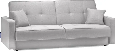 Obrázek produktu pro Rozkládací pohovka Konsimo pro 3 osoby "ORIO", šedá, látka, 219x90x90cm