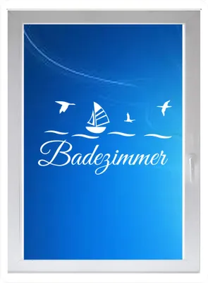 Produktbild von INDIGOS UG - Badezimmer - Farbe: weiss - 116x64 cm - Sichtschutzfolie - Fensterfolie - Glasdekorfolie - für die Küche, Badezimmer ans Fenster