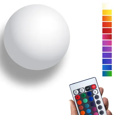 Produktbild von LED Kugelleuchte Ø 30 cm Akku RGB-Farbwechsel IP54 Garten Terrasse Balkon