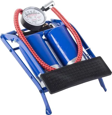 Immagine prodotto di Verk 11070 Pompa a pedale a doppio pistone con manometro 7 BAR