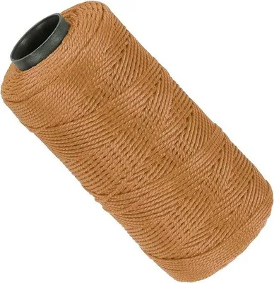 Zdjęcie produktu dla Linka nylonowa 3-żyłowa 3 mm x 218 m, jasnobrązowa