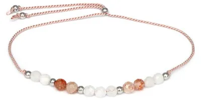 Produktbild von Sonne und Mondstein Spitze Bein-Armband HE26N3S-LP