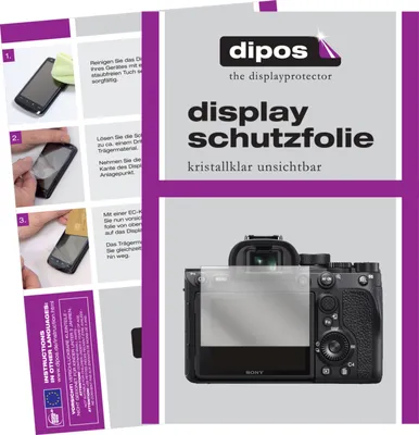 Produktbild von 1x Schutzfolie für Sony Alpha 7 IV klar Displayschutzfolie Folie Display Schutz dipos