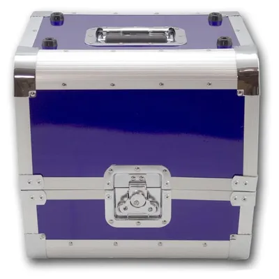 Produktbild von LP Plattencase PRO - 50:50 Split - für 80LPs - DJ Plattenkoffer für 80 Schallplatten - blau