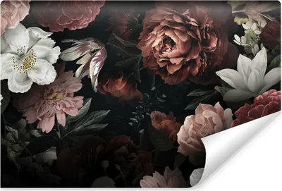 Produktbild von Muralo Selbstklebende Fototapete bunte BLUMEN Blätter Pflanzen Natur Br. 520cm x Hö. 318cm