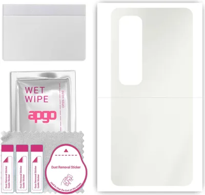Produktbild von apgo Rückseite Schutzfolie, Matt, kompatibel mit Xiaomi Mi 10 Ultra, Hinten Hydrogel-Displayschutzfolie mit Positionierhilfe, kratzfest, einfache Montage