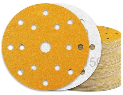 Produktbild von Schleifpapier Klett 150mm Körnung 150 15 Loch 60 Stück für Exzenterschleifer