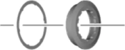 Produktbild von SHIMANO Verschlussring CS-R8100 - Lockring für 12-fach Rennrad-Kassetten, ca....