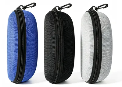 Produktbild von Zzsjkzjm 3 Brillenetui Hartschale, Sonnenbrillen Etui mit Reißverschluss, Sungla