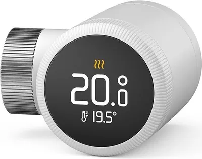 Produktbild von tado Smartes Heizkörperthermostat X, Heizungssteuerung per App und Smart Speaker (Siri, Google), DIY Installation, nicht kompatibel mit tado V3+
