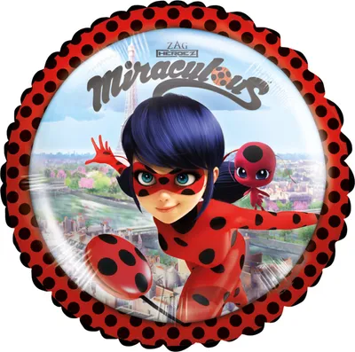 Produktbild von Kleiner Folienballon Miraculous Ladybug