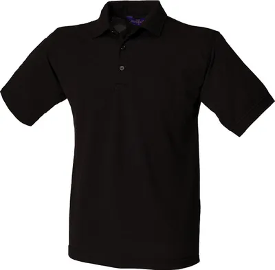 Produktbild von Henbury - Poloshirt Schwere Qualität für Herren PC6086 (S) (Schwarz)