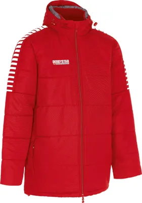Productafbeelding van Derbystar Hyper stadionjas - rood/wit, maat: XL