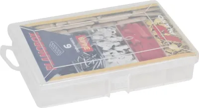 Produktbild von Plano Kleinteilebox, mit Klappdeckel und Verschluss 6 feste Fächer
